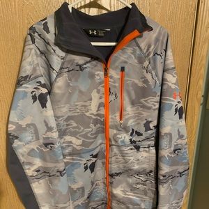 Men’s Under Armour Grey Blue Camo Jacket